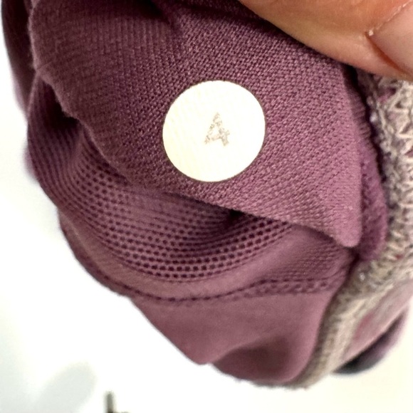 Lululemon Women's Sz 4 Heathered Purple Racerback 50 Rep Sports Bra Running Yoga - Picture 6 of 10